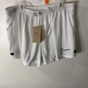 NWT white nike shorts size large